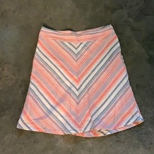 Aventura Deep Sea Coral Sandpiper Skirt A line 8
